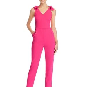 Women's Pink Bow Detail Jumpsuit